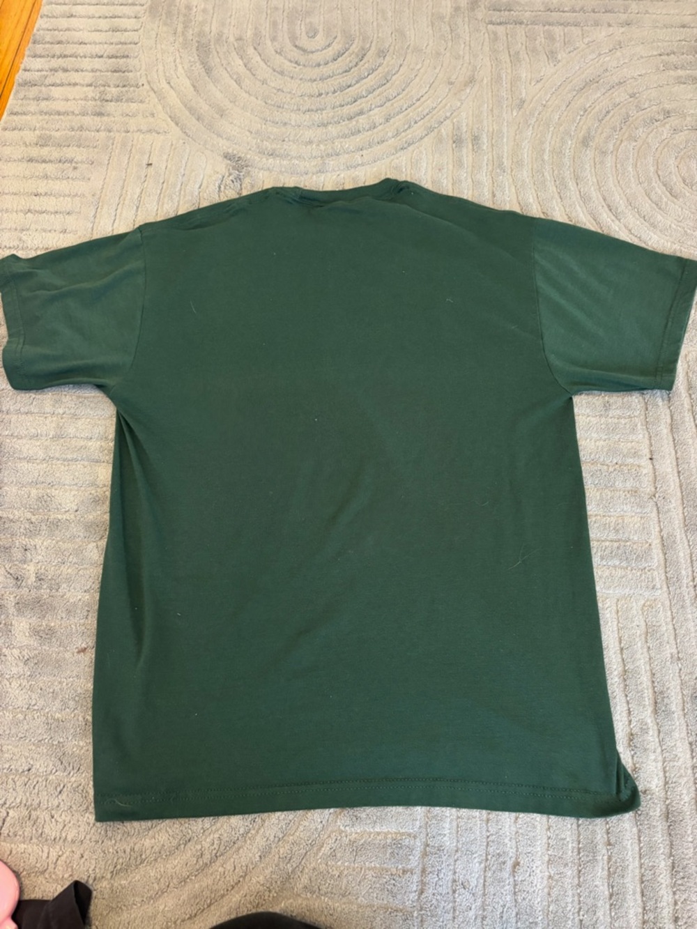 Ed Hardy Dark Green Short Sleeve Tee with Rhinestone Cross - Picture 3 of 4